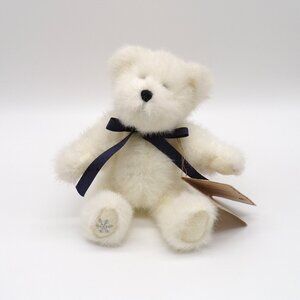 Boyds C.Z. Sparklefrost Bear White The Head Bean Collection Tags Heirloom 2003